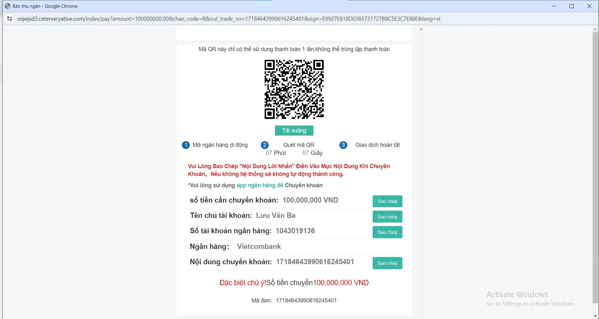 Hướng dẫn nạp tiền BETVISA từ A đến Z